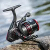 Linnhue Fishing Reel Lure 1000 2000 3000 Spinning Reel Double Grip Deep Shallow Spool Carp Fishing Reel Fishing With Balance Rod 240407