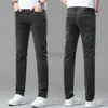 Herren Jeans Designer Waren High -End -Jeans für Männer leichter Luxus Casual Feant Hosen High End Trendy Brand Sommer Dünnstil