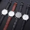 Нарученные часы Mens Business Worke Watch Роскошные кожа