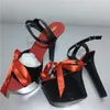 Scarpe da ballo 17 cm Pacchetto all'ingrosso Mail design unico con tacco alto sexy sandali ad alto tallone show host