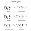 Güneş Gözlüğü Çerçeveleri Katkani Moda Esnek TR90 Gözlük Alaşım Küçük Yüz Retro Yuvarlak Optik Reçete Gözlükleri Erkekler ve Kadınlar İçin 7137