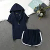 Summer Botton Tracksuit Juicy marka damska bluza z suwakiem i krótkim 2024 Nowe dwuczęściowe zestawy sportowe joggingowe odzież sportowa