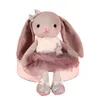 2024 Poupées de ballerine personnalisées en peluche lapin lapin doux toys de ballet danse des cadeaux pour les filles