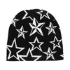 Ball Caps pentagram tricot chapeau hommes femmes jacquard européen américain chapeaux hip hop extérieur sportif tendance harajuku rue Style