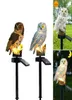 Edison2011 Solar Owl Light LED Fake Owl Lamp Waterproof IP65 Outdoor Decorative Path Lawn Yard Garden Lights8767976