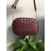 Bags New Portable Camera Bag Single Shoulder Crossbody Small Lingge Fashion Embroidery Thread Large Capacity Trendy Square