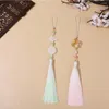 Brooches Girl Gift Niche Design Long Tassel Butterfly Fashion Bijoux chinois Brooch Cheongsam Accessoire Femmes Hanfu Ornement