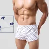 Underpants Mens 2024 Shorts Shorts Trunks Slanks Cotton maschio Cueca Stampato