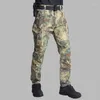 Calças masculinas de carga tática militar ao ar livre operações especiais respiráveis à prova d'água resistente a calças resistentes ao desgaste casual