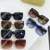 Óculos de sol quadrados clássicos Designer Óculos de sol polarizados para homens Mulheres de luxo Blackout Glases Sun Glases