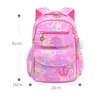 Mochila à prova d'água para as malas para meninas gradiente de cor para garotas Princess Kids School School School Primary