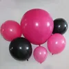 Party Decoration 5-18inch Rose Red Black Latex Balloons Round Art Shape Wedding Birthday Baby Shower Romantic Balloon Toys