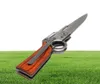 Couteau de pistolet pliant AK47 à taille moyenne avec couteau de chasse en forme de lumière LED Poigure de bois pliant tactique Camping multiprovi9248156