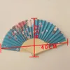 Dekorativa figurer Summer Chinese/Spanish Style Dance Wedding Party Bamboo Paper Folding Hand Hold Flower Fan Gift Color Folor