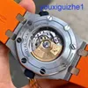 Fancy AP Wrist Watch Royal Oak Offshore Type Series Automatisk mekanisk nedsänkbar vattentät stålgummibält Datum Dature Herrklocka 15710st.OO.A070CA.01