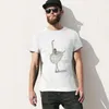 Herrpolos White Swan Ballet T-shirt Snabbtorkning överdimensionerade korta ärm tee män