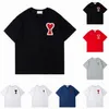 T -Shirt Amis Herren Damen Designer T -Shirts Hip Hop Mode Druck kurzärmelig hochwertiger Mann Shirt Polo Chothes 1005ess