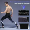 Pantaloni pantaloni a compressione uomini addestrando sport sport con collant da corsa da jogging pantaloni maschi di allenamento di abbigliamento sportivo