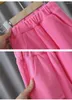 Kläder sätter barn 2024 Baby Boys Casual Spring Autumn Fashion Girl Cotton Pink Long Sleeved Jacket Pants 2st Set Outfits