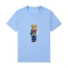 Ralp Laurens Polo Designer T-shirt RL Top Quality Luxury Fashion T-shirts Paul Bear Round Cou Short à manches à manches