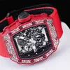 Brand Watch Luxury Wrist Watch 5-02 Series RM35-02 Snowflake Diamond Red Edition Set completo 08IS 58A1