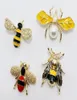 드립 꿀 꿀벌 브로치 핀 패션 보석상 의상 장식 브로치 유명한 디자이너 정장 여성용 보석 보석 액세서 핀 핀 278146