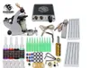 Komplett 1 tatuering Maskinpistol 4 Färgfärger Strömförsörjning Set Nybörjare Tattoo Kits8545134