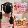 Capelli elastici carini elastiche elastico peli di capelli ragazze ragazze filo telefonico cingolati per capelli scrupoli per capelli accessori moda per capelli da donna fascia nuova y240417