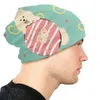 Berets Love Dog и Donut Thin Bonnet Homme Sport Samoyed Милые черепа шарики шапки в стиле