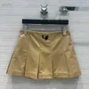 Scherma delle gonne Designer Half Skirt 2024 Spring New Age Riducing Girl Functional Pressure Femped Tessuto Twill in tessuto corto W838 W838