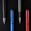 PCS /LOT Metal Signature Pen Custom Logo Laser Gravering svart 0,5 mm kol avancerad geltillverkare grossist