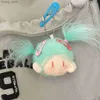 Plush Keychains Kawaii Anime Plush Doll Keychain Pendant Figure 8cm Cute Ball Head Fried Cotton Doll Pendant Couple Bag Keyring Lover Pendant Y240415