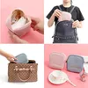 Kosmetische Taschen Sanitär -Servietten Aufbewahrungstasche Fleece Tuch Tante Buggy Tragbare Schutzmatte Trinkhandlung Handtasche