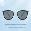 Pulais Sunglasses Kids Childs Soft Material UV400 Glaring Sun Glasses 100% Protect Boys Girls Eye Square Light Weight Shades 240412