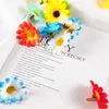 Fleurs décoratives 100pcs Artificiel Daisy Silk Decoration Party Wedding Home Floral Design Craft Supplies