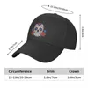 Capas de bola Cool México Flor Rose Skull Baseball Cap para homens Mulheres personalizáveis ajustáveis para adulto Hat Summer Snapback