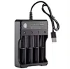 Authentic BMAX Battery Charger 1 2 3 4 Slots Lithium USB Cable 3.7V Smart Charger for IMR 18350 18500 18650 26650 21700 Universal Li-ion Rechargeable Batteries Chargers