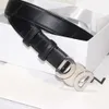 Luxury Belt Leather Belts Black Cowskin Shiny Gold Silver Buckle Limited Cintura Uomo Tan Belt Paris Famous Brand