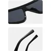 Lunettes de soleil Y2K Grand cadre rejoint Body Square Mouvement de marque de marque Femmes Soleil Men de soleil Eyewear UV400 UV400