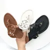 Kvinna dubbel tazz tb tofflor platt sandaler fabriksplattform lyx män glida flip flops designer sko äkta läder sommar tofflor dhgate loafers rosa skor 635