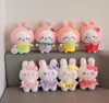 Easter Party Bunny Dolls Cute Fruit Series Rabbit Shaped 23cm Plush Toys Spring Event Baby Birthday Presents5354197