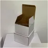 Packing Boxes Wholesale White Corrugated Mailing Kraft Cardboard Storage Cube Small Mailers For Fragile Drop Delivery Office School Bu Dhvyg