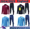 2024 2025 New England Half Zip trainingsuit training slijtage jogging kit voetbal jersey kit chandal overleving maillots de voet volwassen kinderen