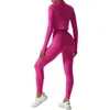 Tracksuits voor dames nclagen dames sportkleding 3 -delige set yoga top jas broek leggings sport bh scrunch shorts gym workout kleren fitness pakken slotsl2403