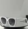 Óculos de sol femininos PR 15WS Moda Moda Moda Menção Irregular Placa espessa moldura Blata
