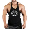 Fitness Clothing Gym Tshirts Suspenderres Man Top Men Men sem mangas Sweatshirt Roupas Mens Stringer Vests Camisa de musculação 240416