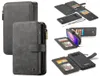 Caseme voor Samsung Galaxy 10 Plus S10S10es10 Lite Wallet Case Leather Lederen Zipper Multifunctionele magnetische flip cover25170502574224