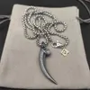 DY Мужчины звонит в кольца Дэвид Юрма для женщины дизайнерские украшения серебряное ожерелье Dy