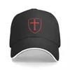 Ballkappen Knights Templer Baseball Cap Crusader Logo Kpop Atmungsaktiv