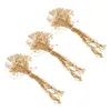 Dekorativa blommor 3 Bunches Artificial Wedding Bouquet Dried Flower Small Preserved Bride